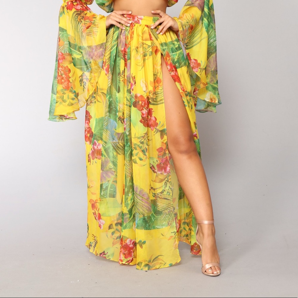 Floral Maxi Skirt